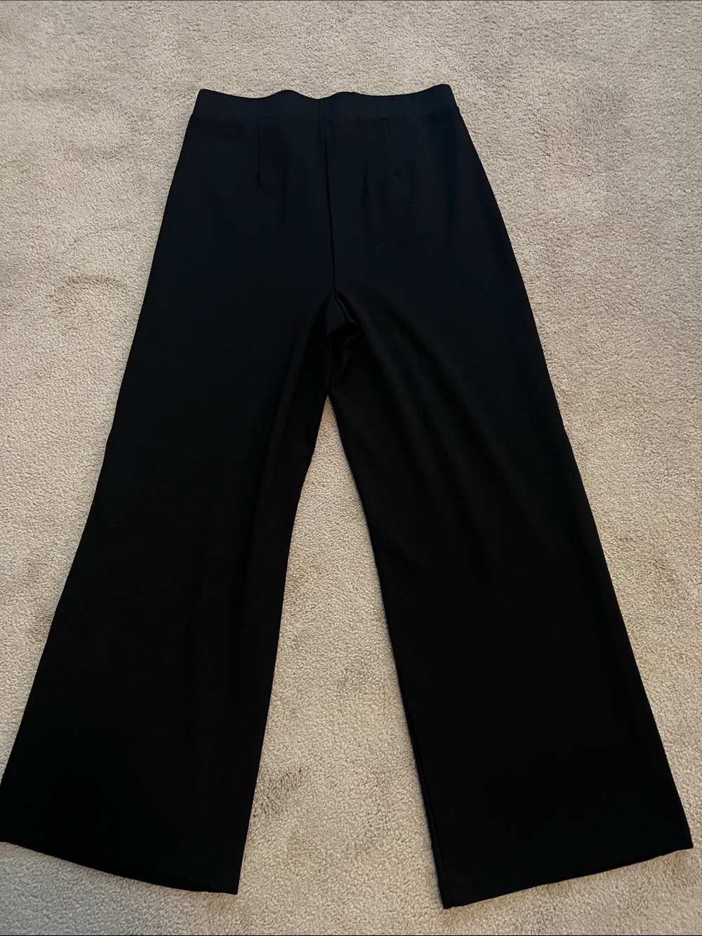 NWOT-Ellen Tracy Hi-Rise Black Wide-Leg Sailor Pants- size Medium, *never worn* - Picture 7 of 7